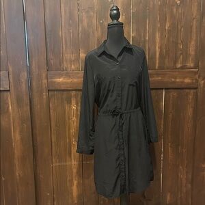 Old Navy Black Long Sleeve Dress